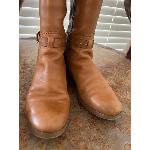 Michael Kors Stockard Leather Riding Boots - Picture 6 of 9